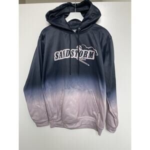 Sandstorm Unisex Pullover Hoodie Size XS Black Pink Long Sleeve